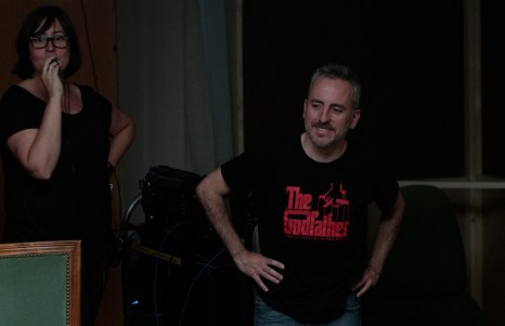 David Ilundain durante el rodaje de 'B' / Álvaro García Coronado