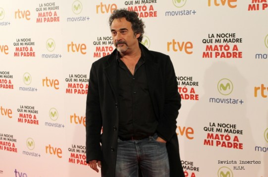 Eduard Fernández durante la presentación de la película