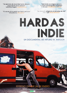 Poster cartel de Hard as indie documental sobre El Cosmonauta